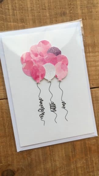 New Baby Balloon Card - main product image