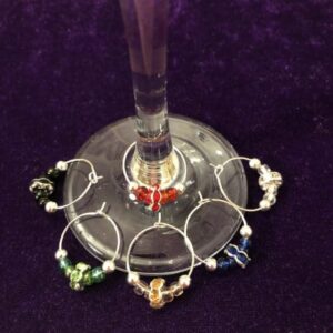 Wine glass charms