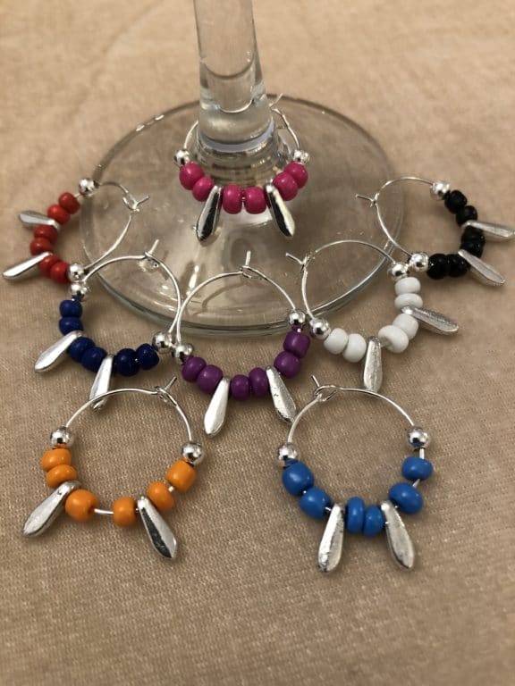 Wine glass charms - main product image