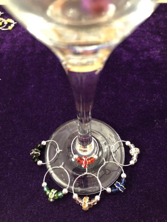 Wine glass charms - product image 2