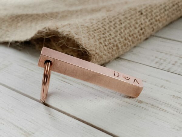 Copper Bar Key Ring - product image 3