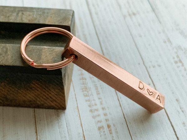 Copper Bar Key Ring - product image 4