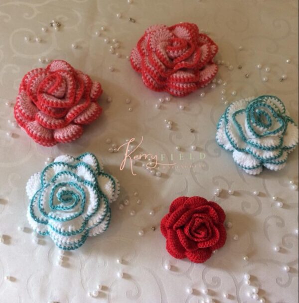 Crochet a Beautiful Realistic Rose - main product image