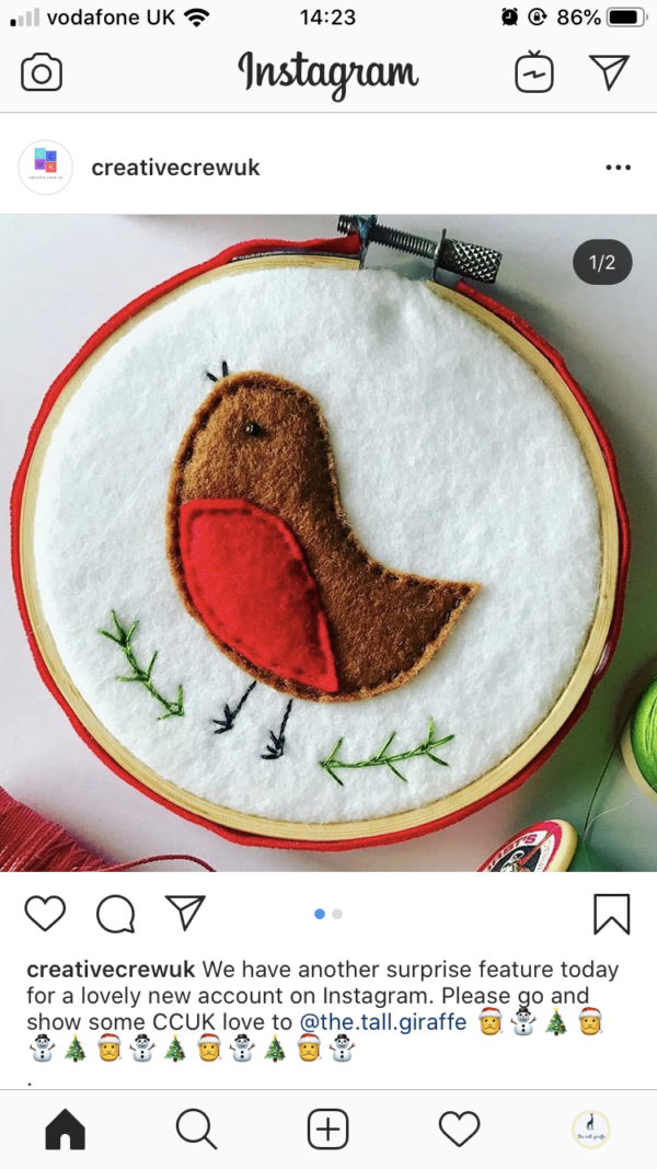 Christmas robin decoration - main product image