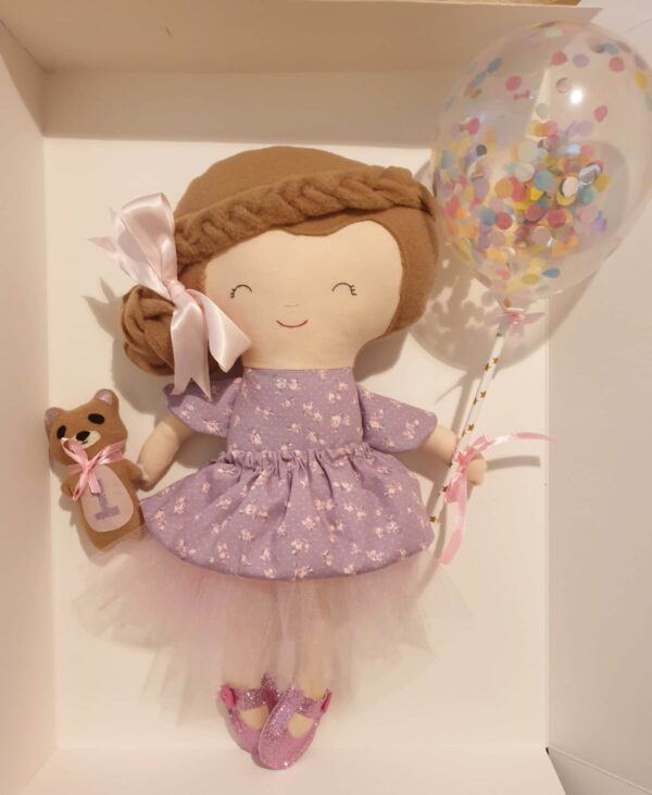 Handmade birthday doll - main product image