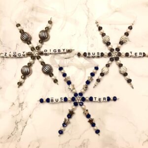 Personalised Christmas beaded Star