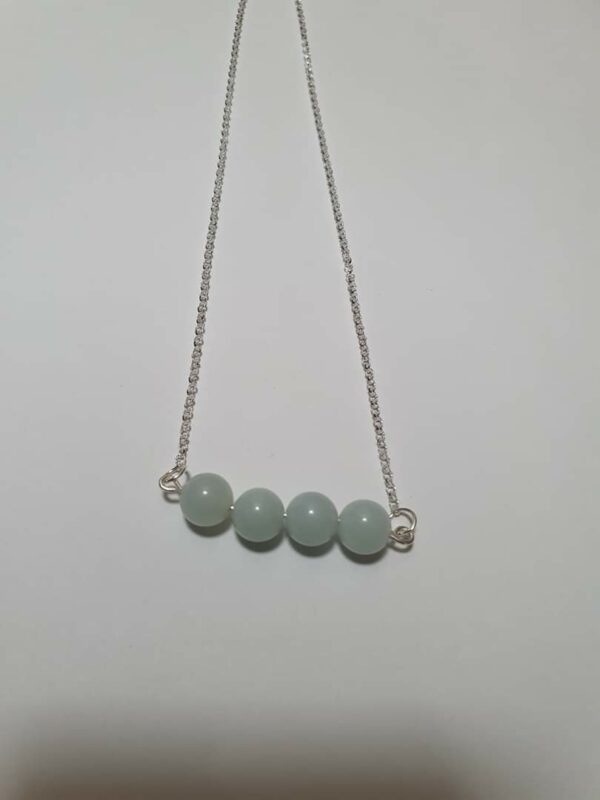 Sterling silver and Amazonite necklace - product image 3