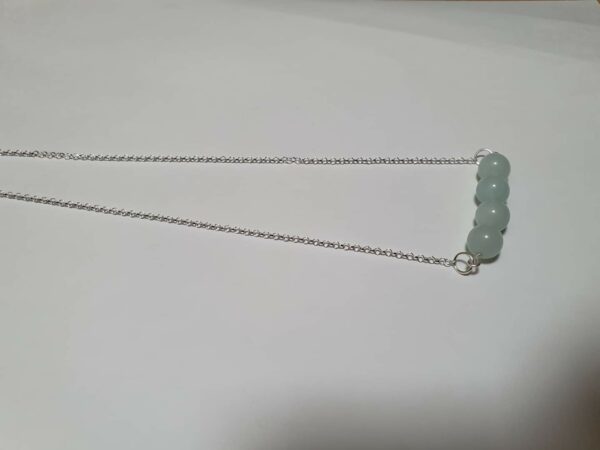 Sterling silver and Amazonite necklace - product image 2