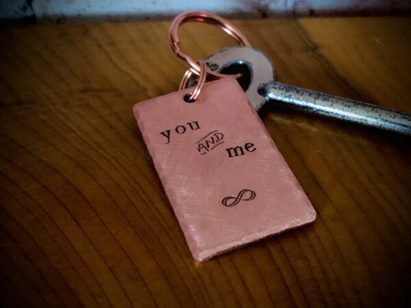 Upcycled Copper Key Ring - product image 4