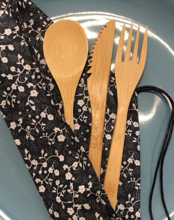 Bamboo Cutlery Set - product image 3