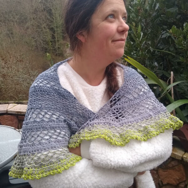 Jo’s Lacy Crochet Shawl - product image 3