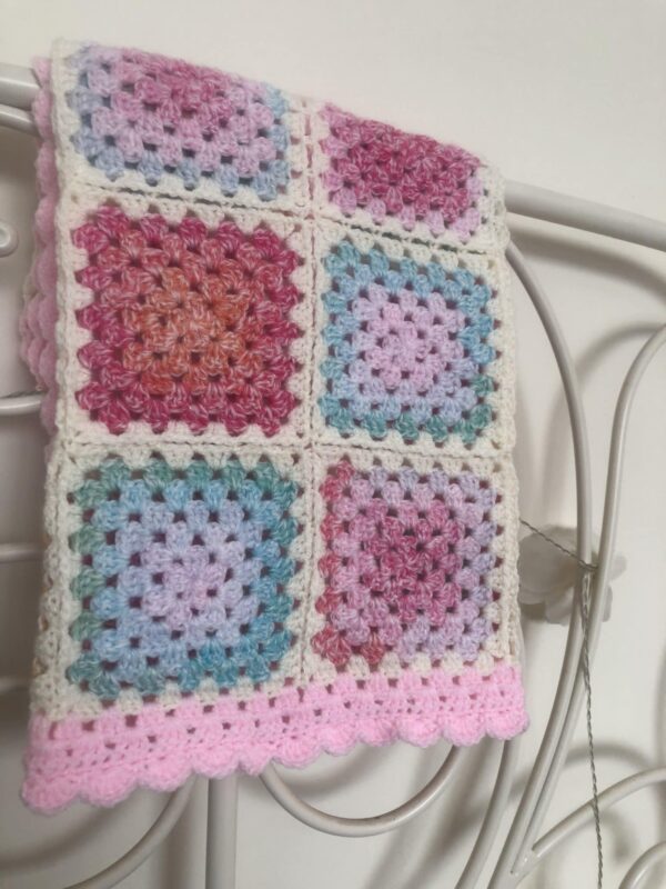 Crochet pram blanket - main product image