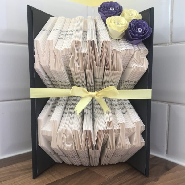 Mr & Mrs Bookfold Art Wedding Anniversary Gift Mr & Mr Mrs & Mrs - product image 2