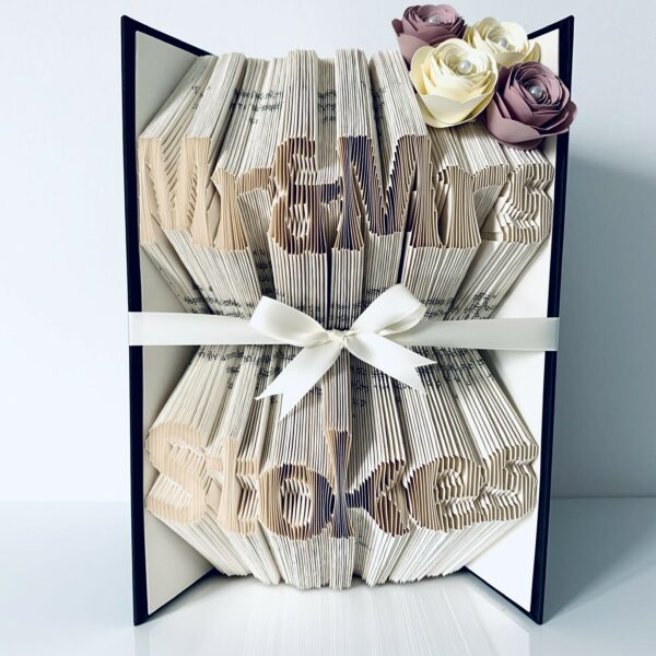 Mr & Mrs Bookfold Art Wedding Anniversary Gift Mr & Mr Mrs & Mrs - product image 3