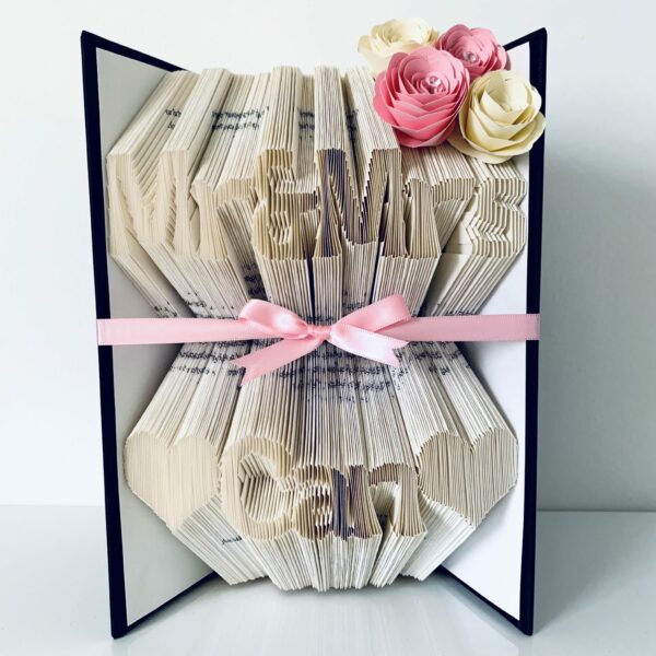 Mr & Mrs Bookfold Art Wedding Anniversary Gift Mr & Mr Mrs & Mrs - main product image