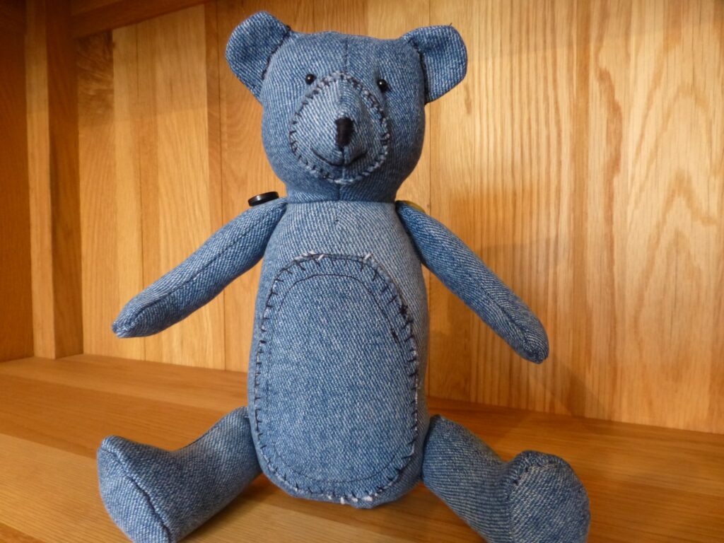 teddy bear shelf sitter – ornament – nursery decoration