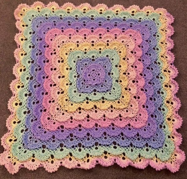 Meringue pram blanket - main product image