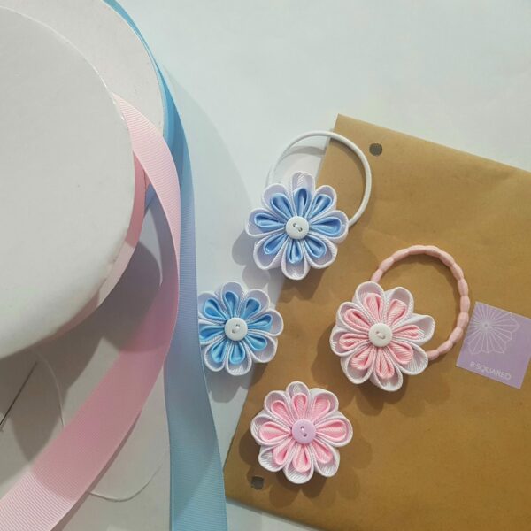 Daisy hair bobbles - main product image