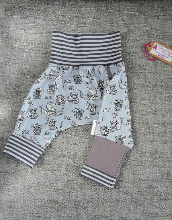 Viking life ‘grow with me’ harem pants 3-12months - product image 2