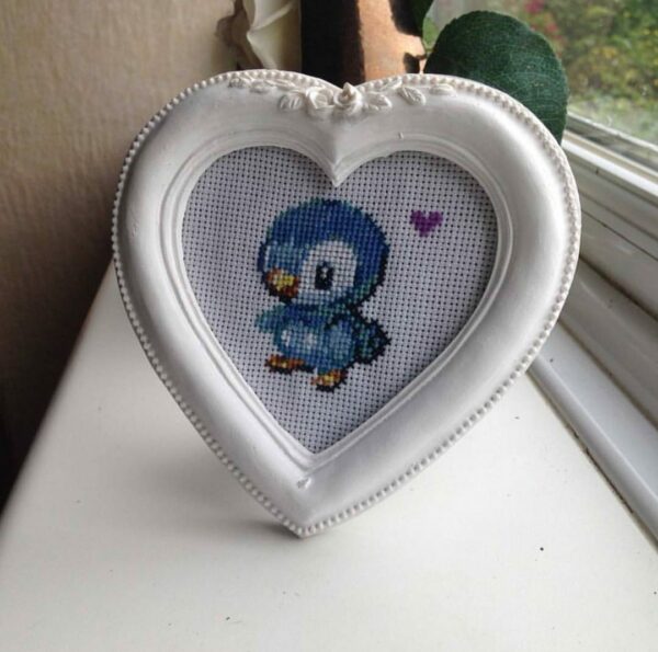 Pokemon Starter Cross Stitch (frame included) - product image 2