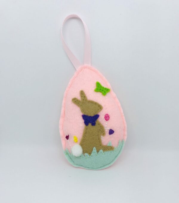 Trio of Easter Bunny Baubles - product image 3