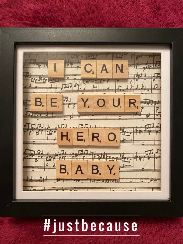 Lyric Letter Art Frame - main product image