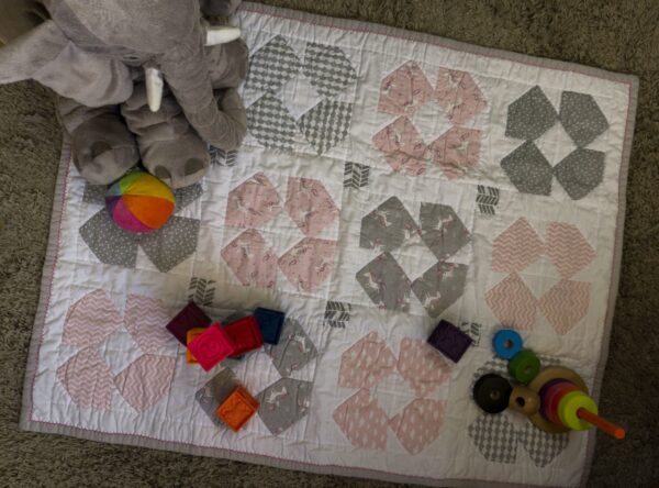 Patchwork, baby quilt, playmat - main product image