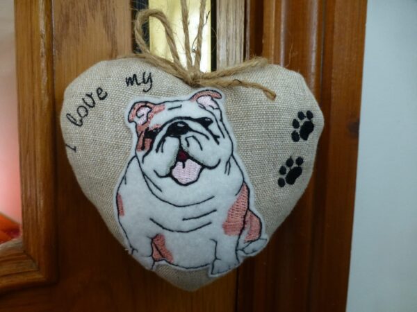 British bull dog door hanger – gift for doglover - main product image