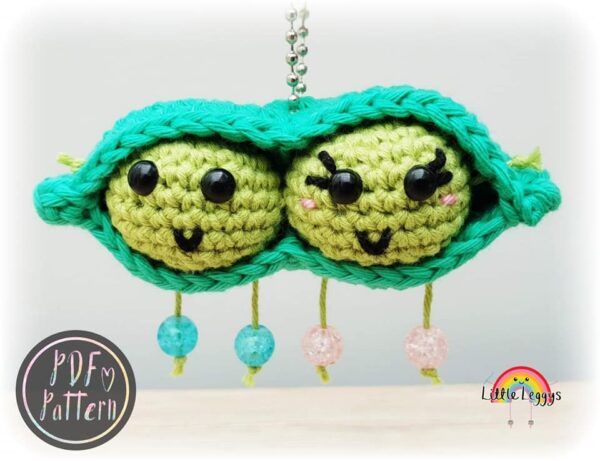 CROCHET PATTERN | Crochet Peas in a pod | PDF crochet pattern | Instant Download |Amigurumi Pattern - product image 2