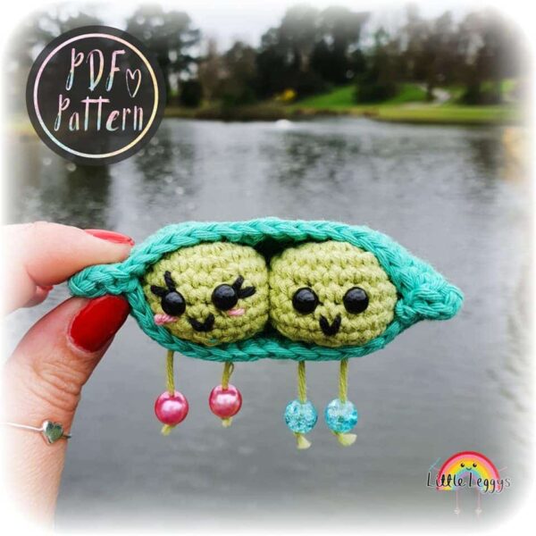 CROCHET PATTERN | Crochet Peas in a pod | PDF crochet pattern | Instant Download |Amigurumi Pattern - product image 5