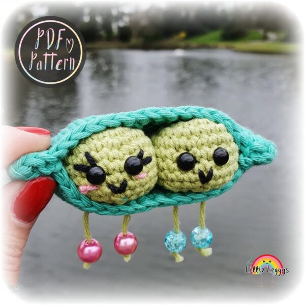 CROCHET PATTERN | Crochet Peas in a pod | PDF crochet pattern | Instant Download |Amigurumi Pattern - product image 3