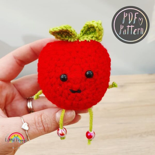 CROCHET PATTERN | Crochet Apple | Cute| PDF crochet pattern | Instant Download |Amigurumi Pattern - main product image