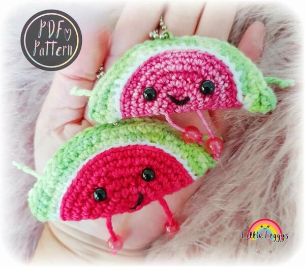 CROCHET PATTERN | Crochet Watermelon|Cute| PDF crochet pattern | Instant Download |Amigurumi Pattern - product image 4