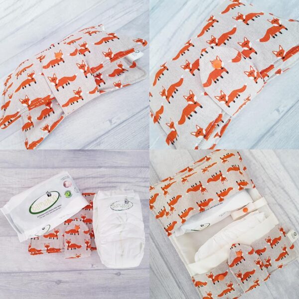 Hello Mr Fox Nappy Wallet - main product image