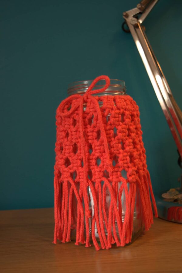 Up-cycled storage jar - main product image