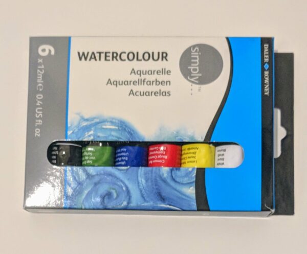 Set of 6 Tube Watercolours *NEW* - main product image
