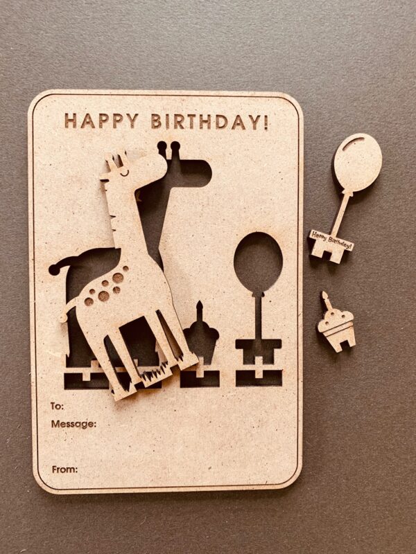 Pop-out Party Animal Birthday Card | 3D Birthday Card - product image 3