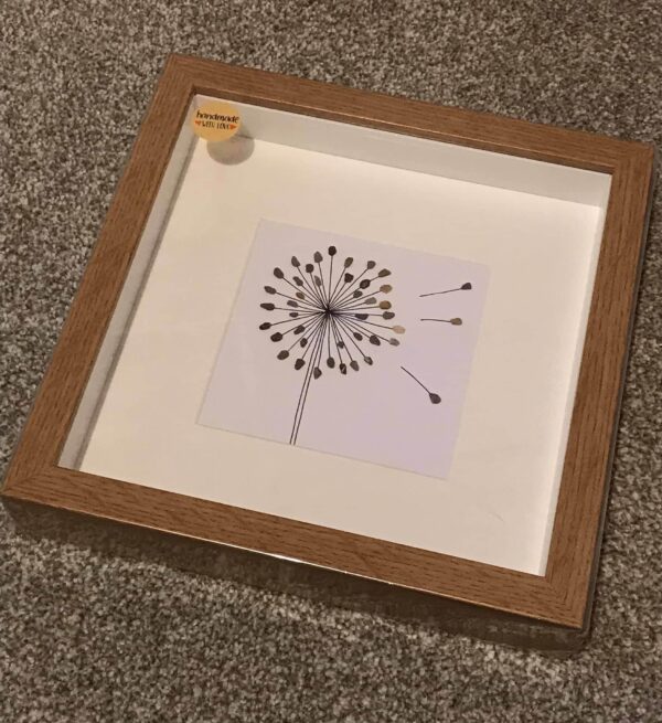 ‘Dandelion’ Pebble Art Frame - product image 3