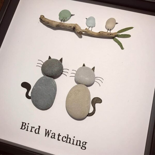 ‘Bird Watching’ Cat’s Frame - main product image