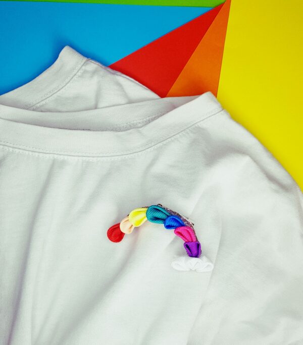 Hope Rainbow brooch / hair clip - product image 4