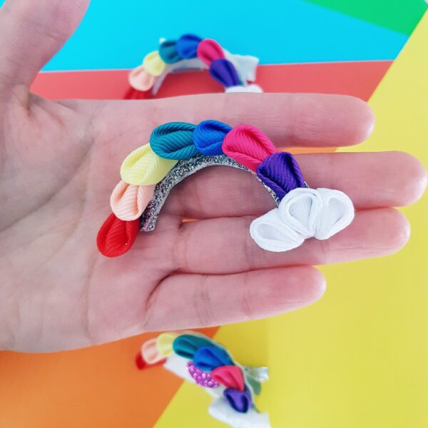 Hope Rainbow brooch / hair clip - main product image