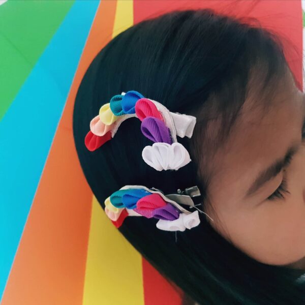 Hope Rainbow brooch / hair clip - product image 3