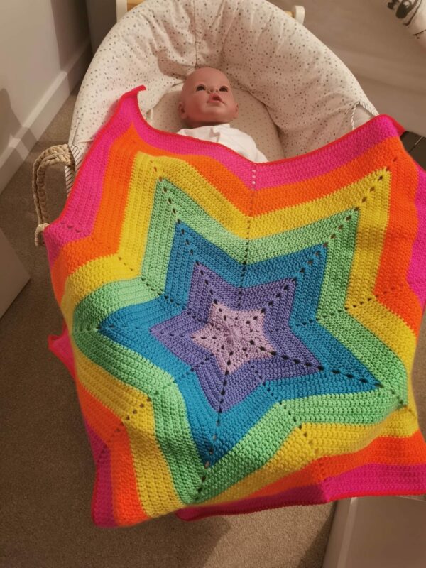 5 point star baby blanket - product image 5