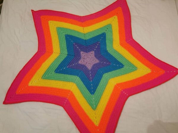 5 point star baby blanket - product image 3