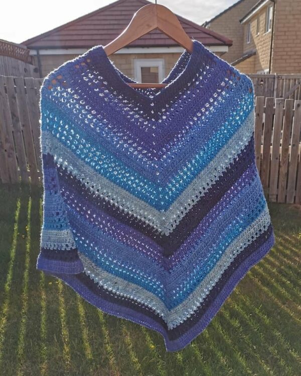 Blueberry cheesecake poncho - product image 3