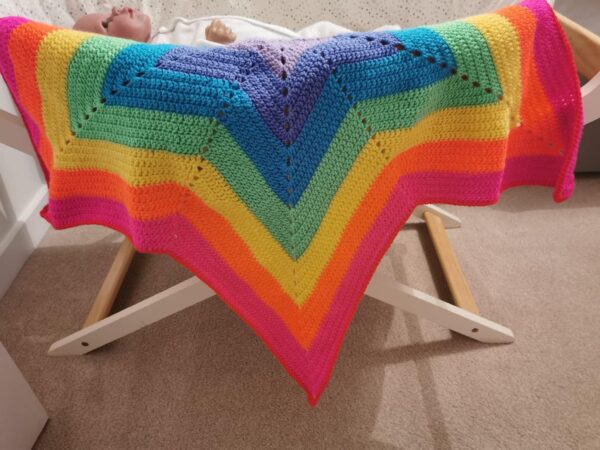 5 point star baby blanket - main product image