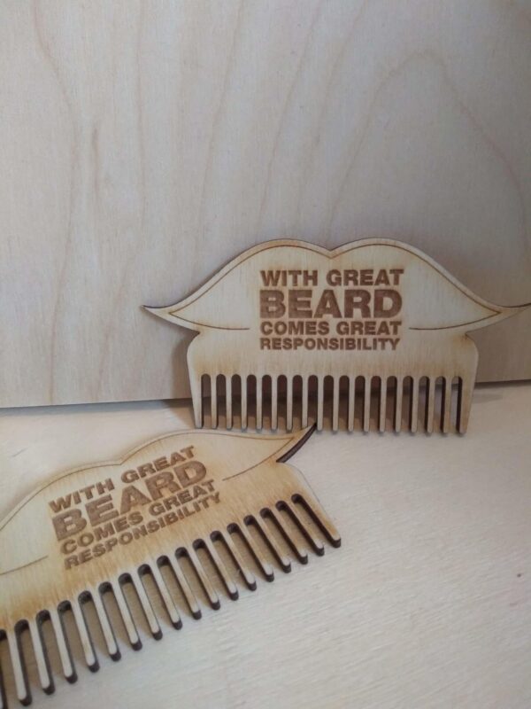 Beard comb | Novelty gift for a man - product image 4