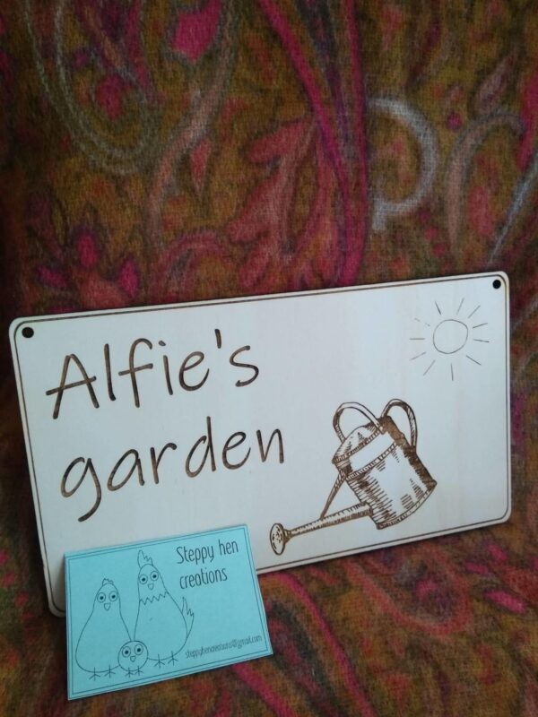 Garden or allotment sign | personalised - product image 3