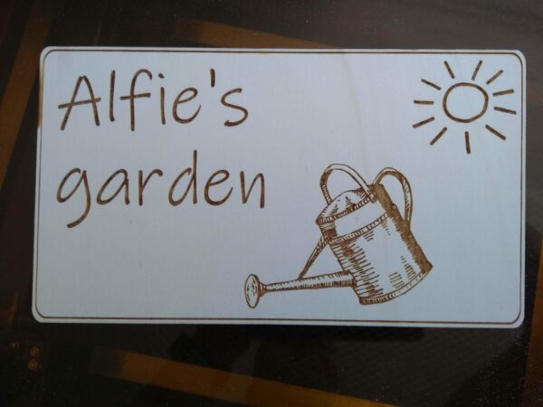 Garden or allotment sign | personalised - product image 2