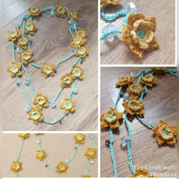 Crochet beaded necklace - main product image